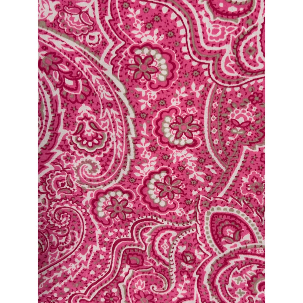 Charter Club Woman Pink Paisley Sleeveless Shift Dress‎ Plus Size 1X Stretch - Picture 7 of 7